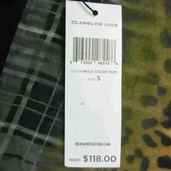 NWT $118 BCBGMAXAZRIA Womens S Top Blouse - Picture 3 of 5